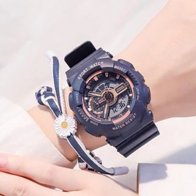 Paprastas vyriškas laikrodis su kalendoriumi ir žadintuvu