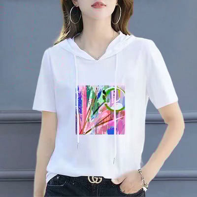 100 % medvilnės marškinėliai su kaklu, moteriški marškinėliai, 2021 m., laisvi korėjietiško stiliaus moteriški marškiniai Vasariniai trumpomis rankovėmis marškinėliai, moteriški marškinėliai