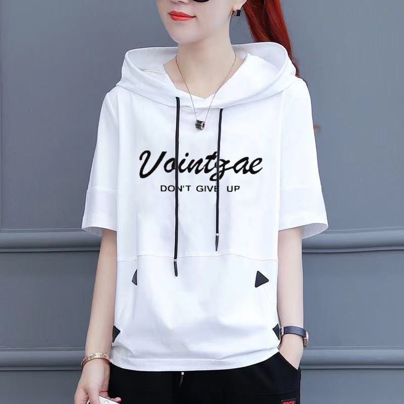 100 % medvilnės marškinėliai su kaklu, moteriški marškinėliai, 2021 m., laisvi korėjietiško stiliaus moteriški marškiniai Vasariniai trumpomis rankovėmis marškinėliai, moteriški marškinėliai