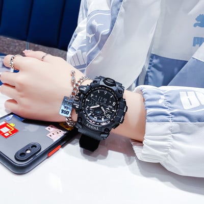 Sportinis laikrodis su silikonine apyranke