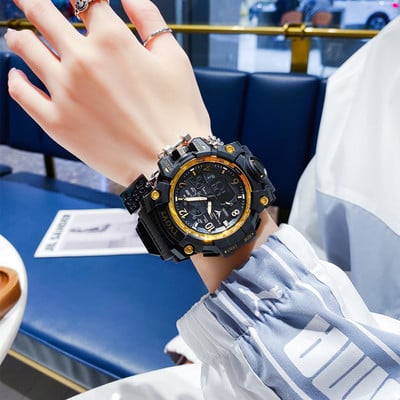 Sportinis laikrodis su silikonine apyranke