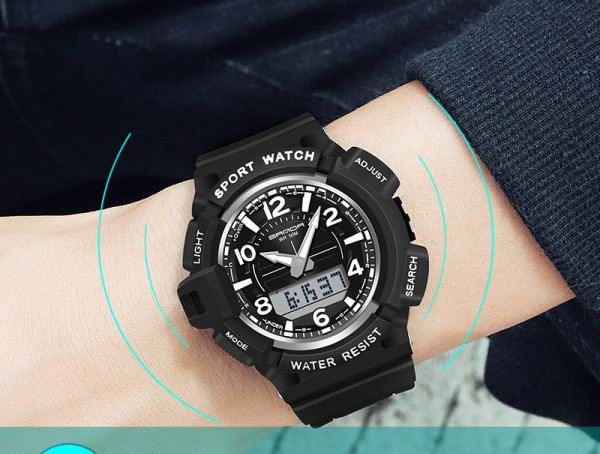 Gumi sportóra világító mutatókkal