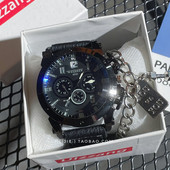 Apvalus ciferblatas vyriškas laisvalaikio laikrodis