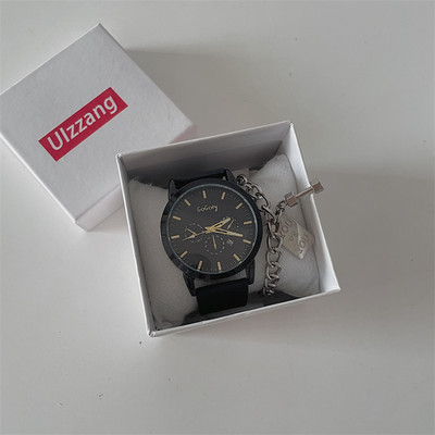 Apvalus ciferblatas vyriškas laisvalaikio laikrodis