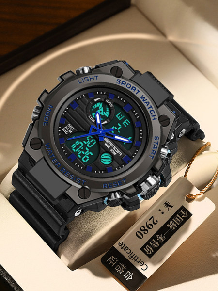 Vízálló férfi karóra bőr szíjjal új modell