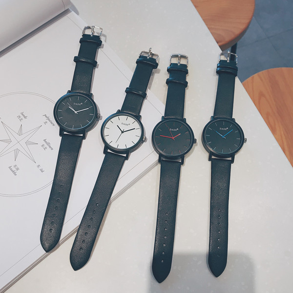 Modernus vyriškas laikrodis su eko odos apyranke