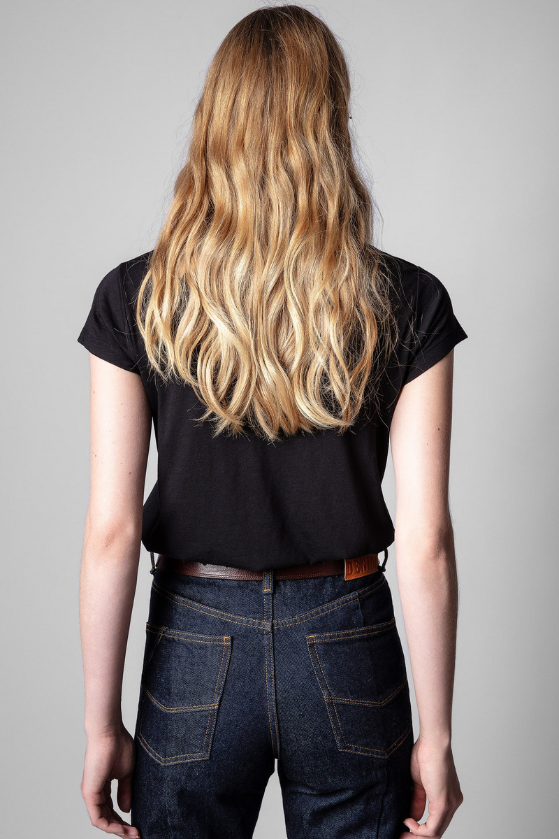 Hot Diamond Heart Decor Ženska majica kratkih rukava 2022., nova ljetna ženska modna majica s O-izrezom, ležerna, prikladna majica