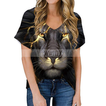 Γυναικείο μπλουζάκι σκίουρος Lovely graphic T-shirt Animal 3D print Βαμβακερό πουκάμισο με λαιμόκοψη χαριτωμένα μπλουζάκια για κορίτσια για κατοικίδια μπλουζάκια