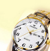 Férfi karóra fém szíjjal