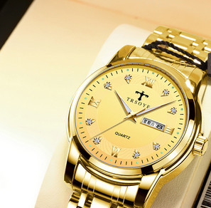 Férfi karóra fém szíjjal