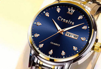 Férfi karóra fém szíjjal