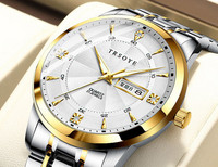 Vīriešu ikdienas pulkstenis ar metāla siksniņu