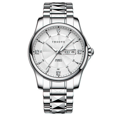 Vīriešu ikdienas pulkstenis ar metāla siksniņu