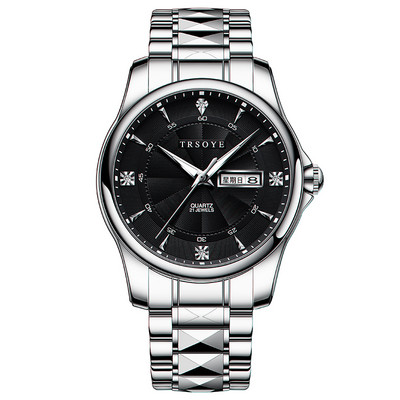 Vīriešu ikdienas pulkstenis ar metāla siksniņu