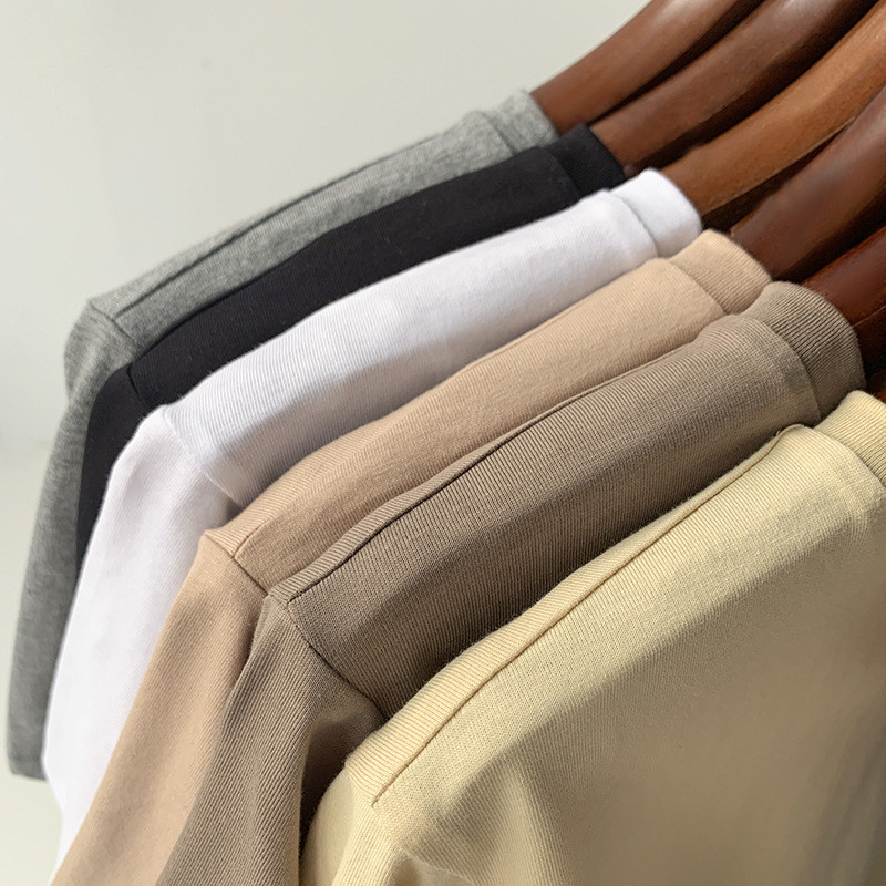 Moteriški medvilniniai laisvi marškinėliai trumpomis rankovėmis Moteriški marškinėliai trumpomis rankovėmis, paprasti moteriški marškinėliai, 2021 m. populiariausi naujiena