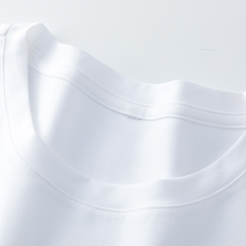 2022 m. Moteriški marškinėliai Medvilniniai Gražūs baltai marginti marškinėliai Mieli trumpomis rankovėmis negabaritinių marškinėlių viršūnės Moteriški marškinėliai