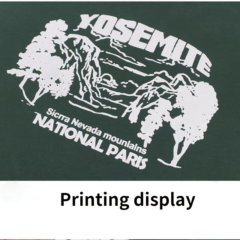 2021 m. grafiniai marškinėliai Saldūs ir aštrūs viršūnės tamsiai žali marškinėliai moteriškos raidės miško raštais trumpomis rankovėmis Lnst marškinėliai studentų laisvi