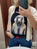 2022 m. pavasaris vasara Naujo stiliaus moteriški raštais marginti medvilniniai marškinėliai trumpomis rankovėmis