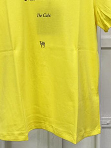 2022 m. pavasaris vasara Naujo stiliaus moteriški raštais marginti medvilniniai marškinėliai trumpomis rankovėmis