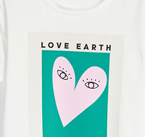 2022 m. pavasaris vasara Naujo stiliaus moteriški raštais marginti medvilniniai marškinėliai trumpomis rankovėmis