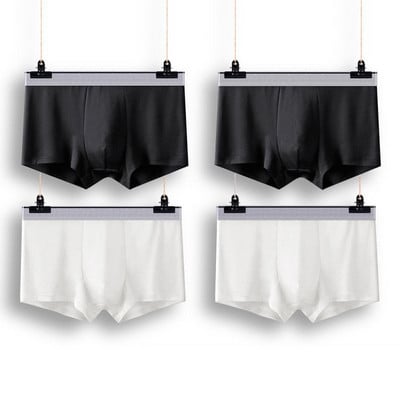 Bokseris Vyriškos kelnaitės Vyriškos apatinės kelnaitės Bokseriai Kvėpuojantis seksualus vyras Bokseris solidžios apatinės kelnaitės Patogios didelio dydžio boksinės šortai L-5XL