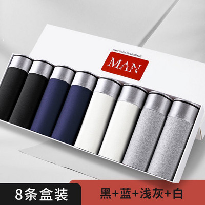 Bokseris Vyriškos kelnaitės Vyriškos apatinės kelnaitės Bokseriai Kvėpuojantis seksualus vyras Bokseris solidžios apatinės kelnaitės Patogios didelio dydžio boksinės šortai L-5XL