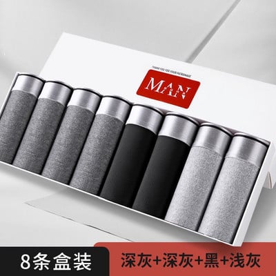 Bokseris Vyriškos kelnaitės Vyriškos apatinės kelnaitės Bokseriai Kvėpuojantis seksualus vyras Bokseris solidžios apatinės kelnaitės Patogios didelio dydžio boksinės šortai L-5XL