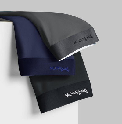 MiiOW Youpin 3A Graphene férfi boxer jég selyem férfi fehérnemű Férfi pamut boxer egyszínű rövidnadrág férfi bugyi 3db