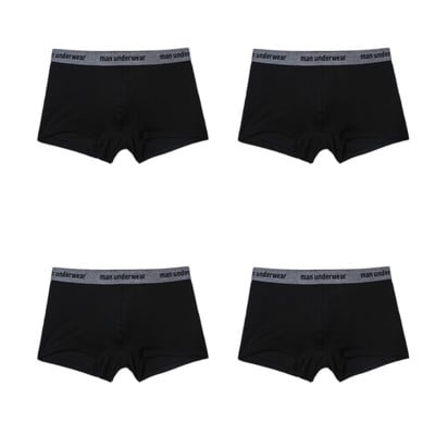 Vyriški apatiniai medvilniniai bokseriai kelnaitės Patogios vyriškos apatinės kelnaitės Seksualios solidžios „Cuecas“ lagaminai Firminiai šortai Vyriški „Boxer“ plius dydis