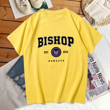 Hawkeye Barton T-Shirt Cotton Kate Bishop 2001 Vintage Graphic T-shirt Καλοκαιρινό κοντομάνικο T-shirt Γυναικεία ρούχα Y2k Αισθητική