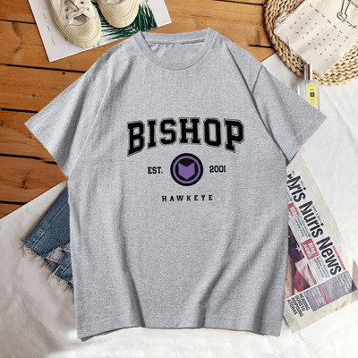 Hawkeye Barton marškinėliai Medvilniniai Kate Bishop 2001 Vintažiniai grafiniai marškinėliai Vasariniai trumpomis rankovėmis marškinėliai Moteriški drabužiai Y2k Estetika