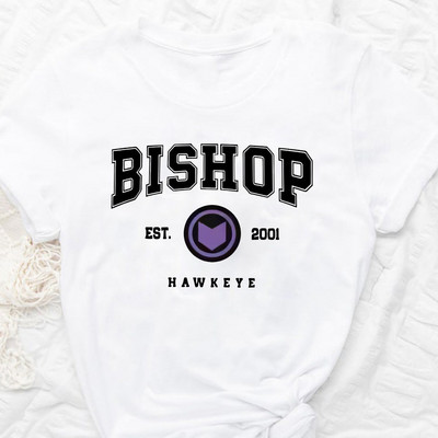 Hawkeye Barton marškinėliai Medvilniniai Kate Bishop 2001 Vintažiniai grafiniai marškinėliai Vasariniai trumpomis rankovėmis marškinėliai Moteriški drabužiai Y2k Estetika