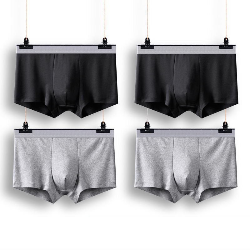 Új férfi alsóneműk férfi bugyik boxerek légáteresztő szexi férfi boxer tömör alsónadrágok kényelmes nagy méretű férfi fehérnemű boxerek
