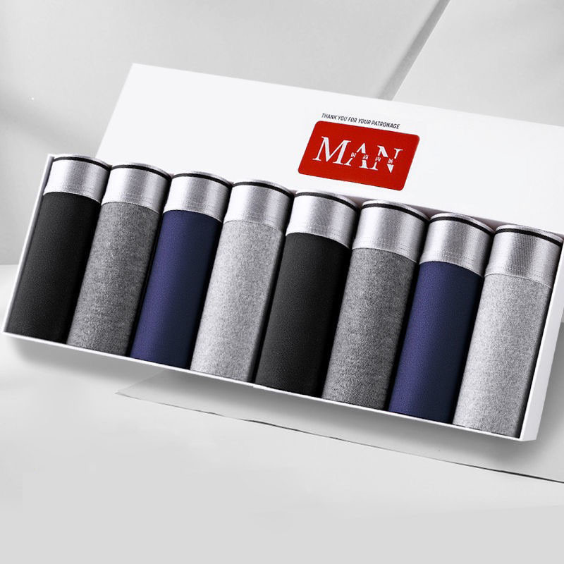 Új férfi alsóneműk férfi bugyik boxerek légáteresztő szexi férfi boxer tömör alsónadrágok kényelmes nagy méretű férfi fehérnemű boxerek