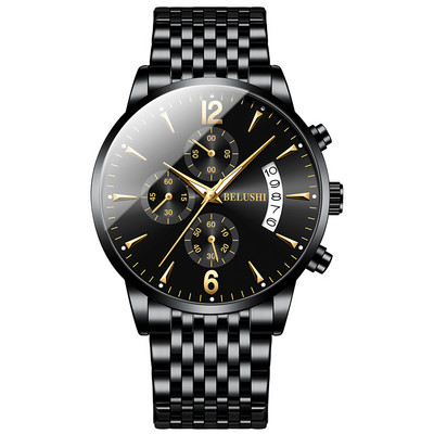 Moderan muški vodootporan sat s remenom od nehrđajućeg čelika