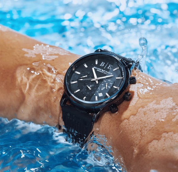 Casual ρολόι με λουράκι σιλικόνης