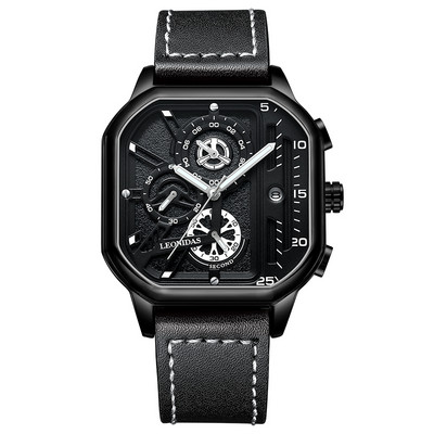 Moderan muški sat s kožnim remenom