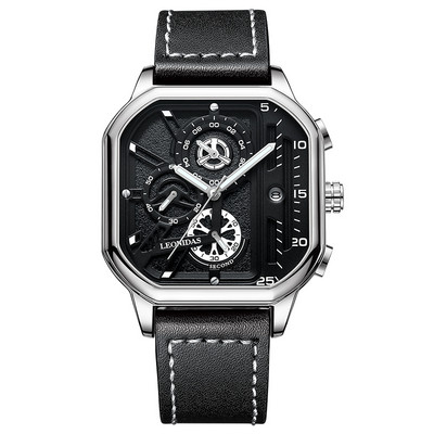 Moderan muški sat s kožnim remenom