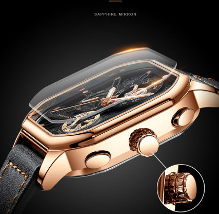 Moderan muški sat s kožnim remenom