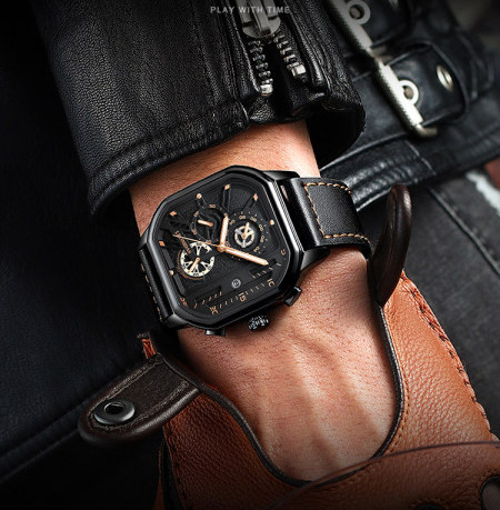 Moderan muški sat s kožnim remenom