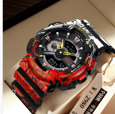 Ceas sport cu curea din cauciuc