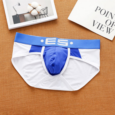 Lenjerie de corp pentru bărbați de marcă, boxer, la modă, sexy, cu talie joasă, confortabilă, respirabilă, din nailon, cu ochiuri mici, dropshipping