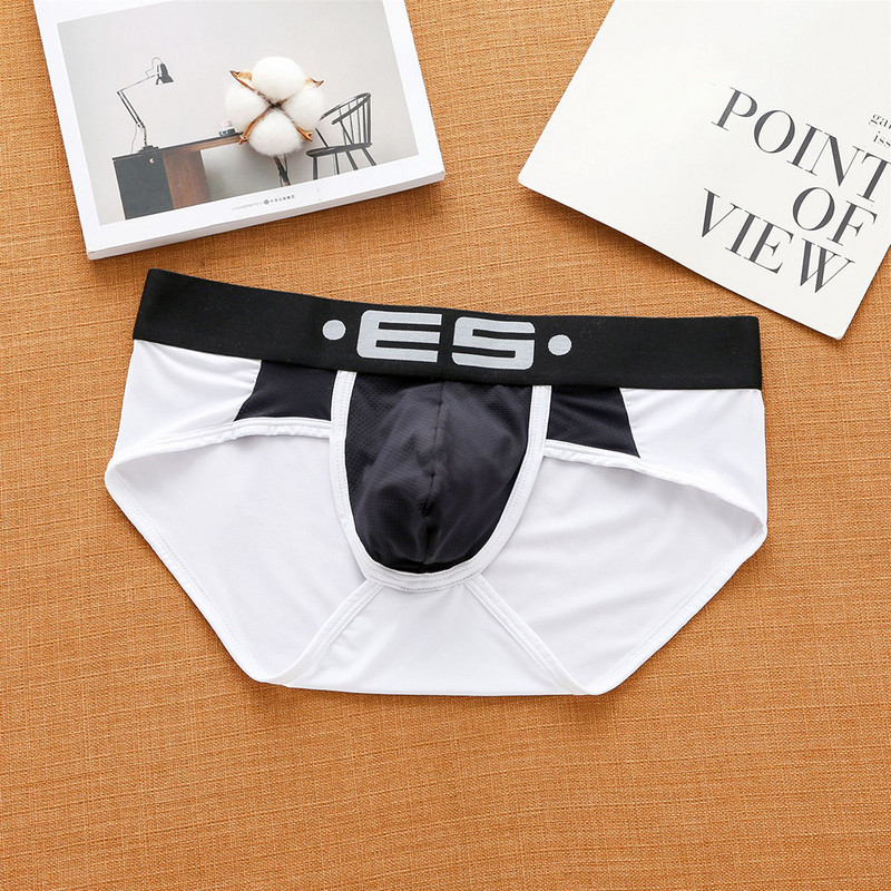 Lenjerie de corp pentru bărbați de marcă, boxer, la modă, sexy, cu talie joasă, confortabilă, respirabilă, din nailon, cu ochiuri mici, dropshipping