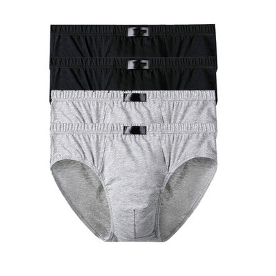 100% bumbac Slip pentru bărbați Lenjerie de corp pentru bărbați de mărime mare Chiloți pentru bărbați Respirabili Solid Sexy Pantaloni scurti confortabili 5XL/6XL