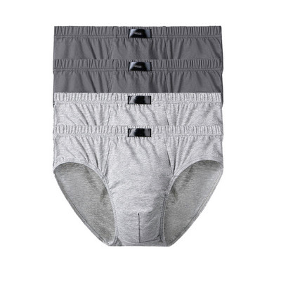 100% bumbac Slip pentru bărbați Lenjerie de corp pentru bărbați de mărime mare Chiloți pentru bărbați Respirabili Solid Sexy Pantaloni scurti confortabili 5XL/6XL