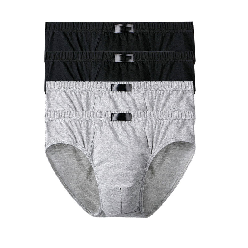 100% bumbac Slip pentru bărbați Lenjerie de corp pentru bărbați de mărime mare Chiloți pentru bărbați Respirabili Solid Sexy Pantaloni scurti confortabili 5XL/6XL