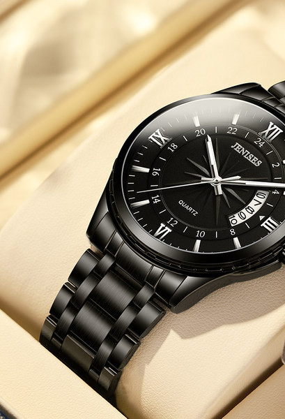 Mechanikus férfi karóra rozsdamentes acél szíjjal