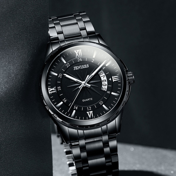 Mechanikus férfi karóra rozsdamentes acél szíjjal