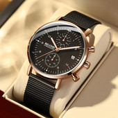 Ceas de bărbați mecanic - rezistent la apă