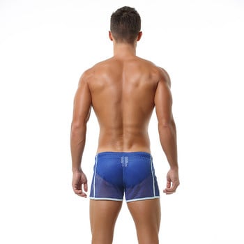 Ανδρικά εσώρουχα Sexy Mesh Boxer Shorts Διαφανή Ανδρικά Σορτς Ανδρικά Εσώρουχα Ropa Εσωτερικά Hombre Sissy μαγιό